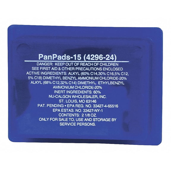 Nu-Calgon Condensate Pan Treatment,15t,Blue 4296-24