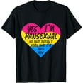 thumbnail image 1 of Pan Pansexual Saying Heart Pride Flag LGBTQ Funny LGBT Gift T-Shirt, 1 of 5
