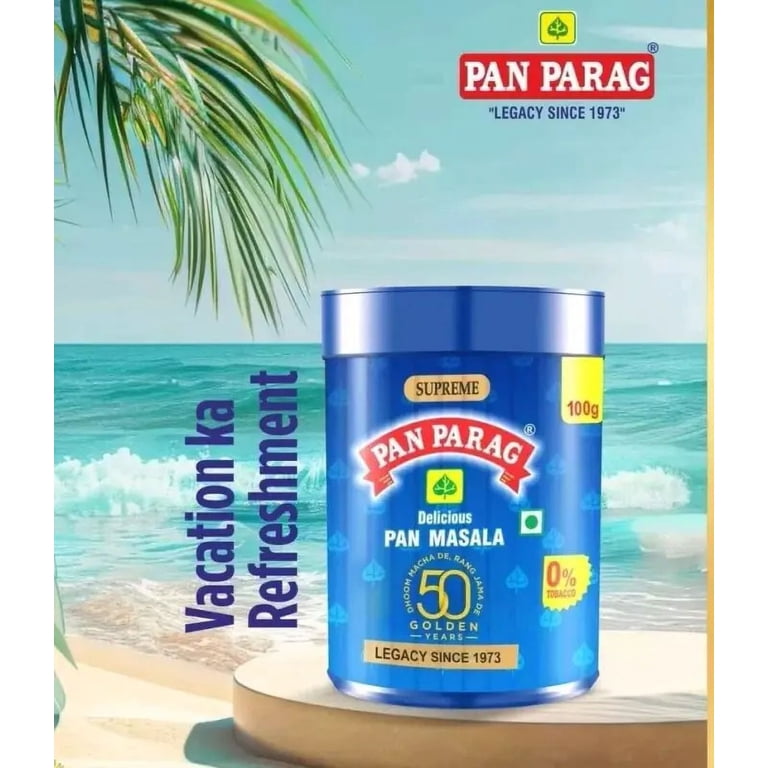 does pan parag contain tobacco Pan Parag Pan Masala Tin Can | 100 grams | Authentic Taste