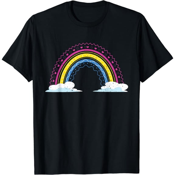 Pan Pride Month LGBTQ Pansexuality Flag Rainbow Pansexual T-Shirt