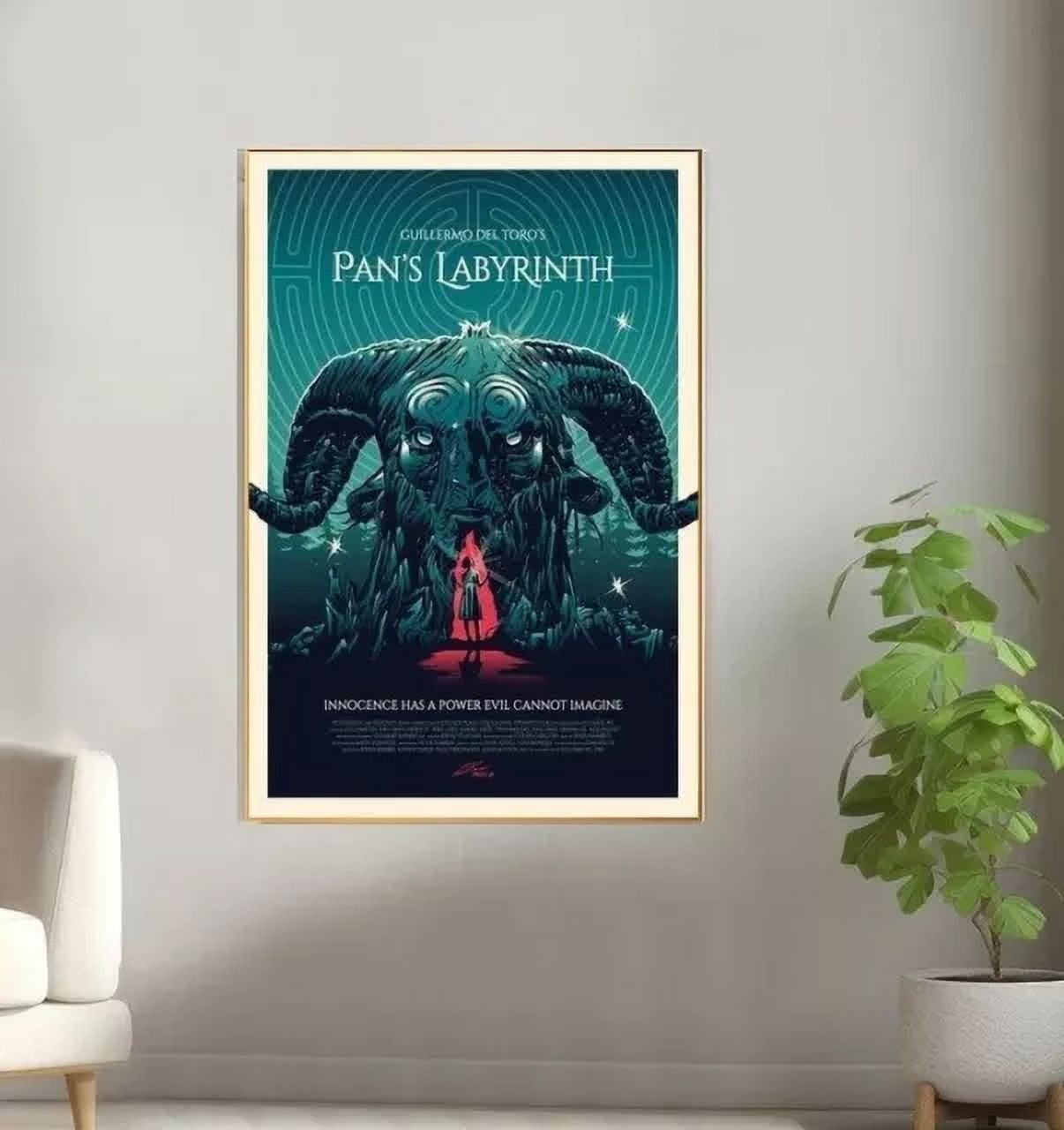 Panâ€™S Labyrinth Movie Poster, Wall Art Painting Living Room Bedroom ...