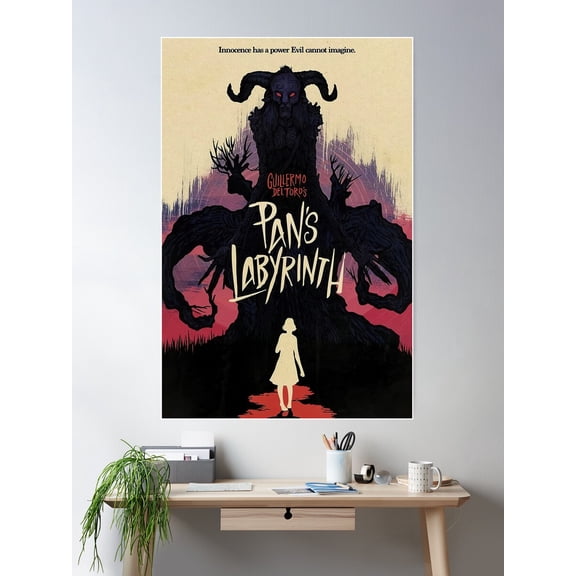 Panâ€™S Labyrinth Poster Wall Art, Modern Wall Decor For Living Room Bedroom, 16x24 UNFRAMED