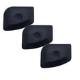 thumbnail image 1 of Pan Scraper Dish Scraper Tool Plastic Pan Scraper Pot Scraper Scraper Nylon Non Scratch Scraper Skillet Scraper Cleaner For Cleaning Kitchen Scraper（Black 3PCS), 1 of 5