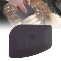 Pan Scraper, Pan Scraper Set, Non-Scratch Dish Scraper Tool, Multi-Function Kitchen Scraper, Plastic Scraper Cleaner Tool, Sturdy Durable Food Scraper Brown 2.36x2.95 Inch (1Pcs)