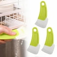 thumbnail image 1 of Pan Scraper, Plastic Scraper, Bowl Scraper, Food Scraper, Dish Scraper, Kitchen Scraper, Food Grade Silicone Spatula Non Scratch Pot Cleaning Tool, Silicone Pan Cleaning Scraper 3Pcs, 1 of 8