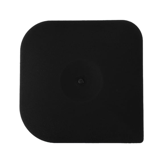 Pan Scrapers Dish Scraper Tool, Durable Waste Food Scraper Plastic Pan Pot Scraper Cleaner Scraper Skillet Scraper Scrubber for Cleaning Grease Kitchen Use, 1Pc, Easy to Clean(Black,2.3x2.3")