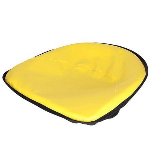 Pan Seat 19" Deluxe Cushion Vinyl Yellow fits John Deere 1020 D 45 A 2020 H GN B 2030 G GH L GW 1010 780