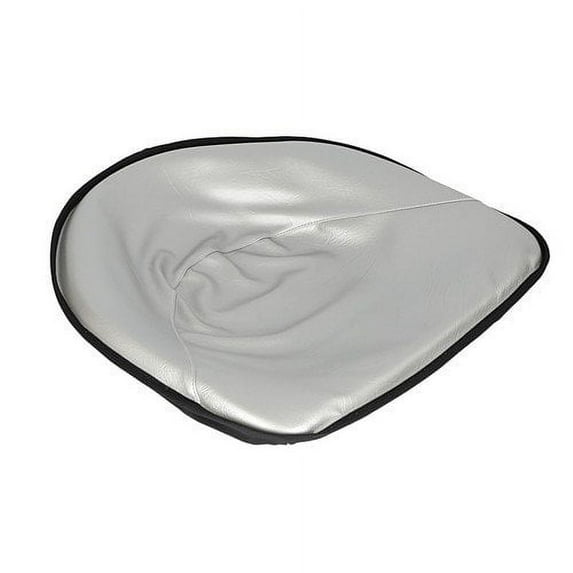 Pan Seat 21" Deluxe Cushion Vinyl Silver fits International