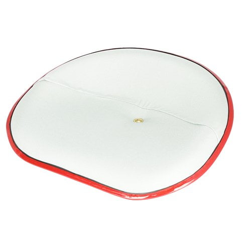 Pan Seat Cushioned Steel with Drain Hole Canvas Silver fits International M 330 H 300 504 C 230 450 Cub 200 240 460 400 Super C 340 Super M 350 2504