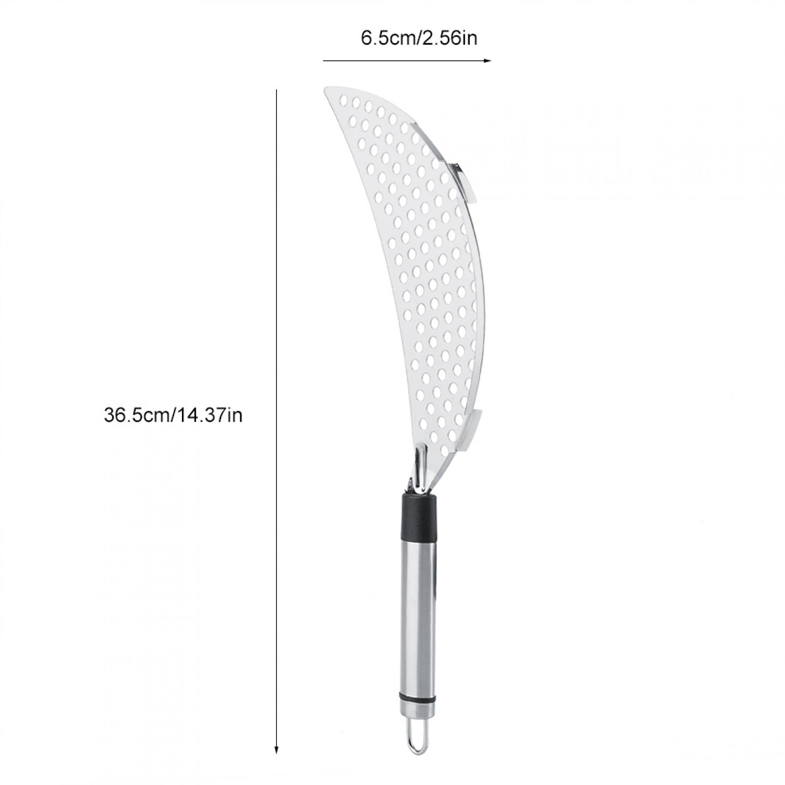 Pan Strainer With Handle Stainless Steel Pot Strainer Kitchen Colander