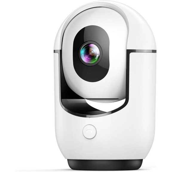 Pan/Tilt Camera, WiFi Indoor Cameras for with AI Motion Detection, Pet// Camera with Phone App, 2-Way Audio, 24/7, Siren, TF/Cloud Storage