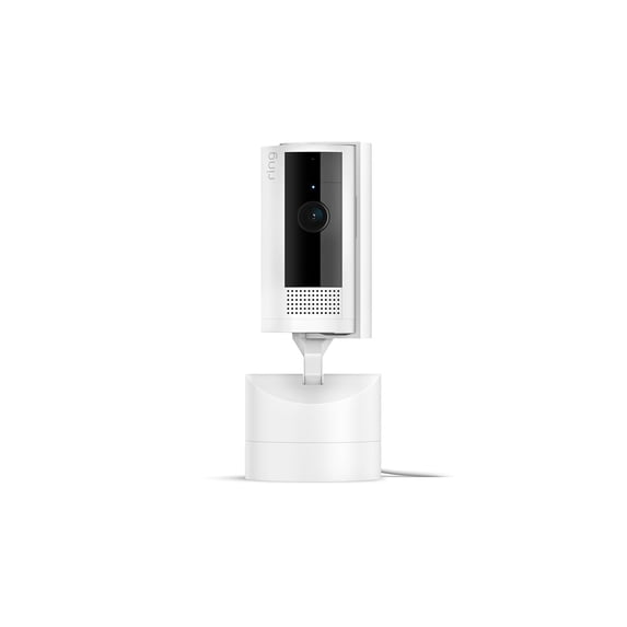 Pan-Tilt Indoor Cam (newest model), See all around your home or business with 360° pan coverage, HD video, plus Two-Way Talk, White