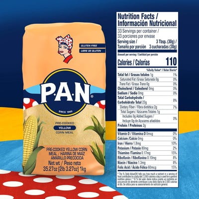 Pan Yellow Cornmeal 35.27 oz (Pack of 10)