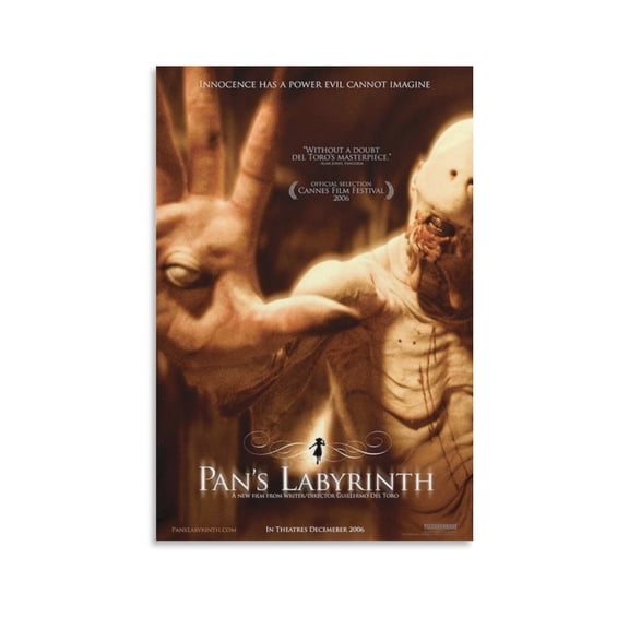 Pan's Labyrinth Movie Poster Artworks Canvas Poster Room Aesthetic Wall Art Prints Home Modern Decor Gifts 16x24inch(40x60cm)