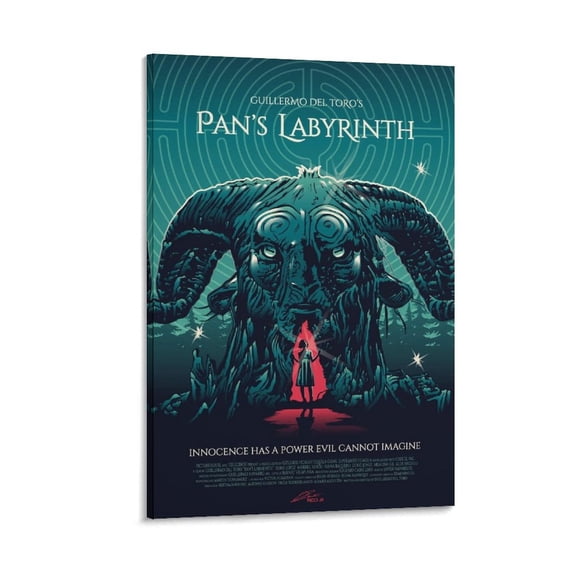 Pan's Labyrinth Movie Poster Posters Art Print Wall Photo Paint Poster Hanging Picture Family Bedroom Decor Gift 16x24inch(40x60cm)