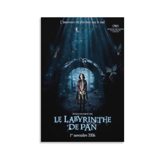 Pan's Labyrinth Movie Poster Print Photo Art Painting Canvas Poster Home Decorative Bedroom Modern Decor Posters Gifts 16x24inch(40x60cm)