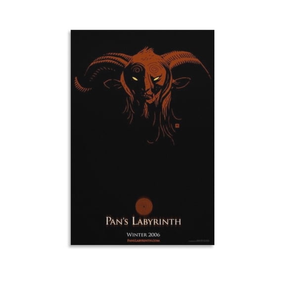 Pan's Labyrinth Movie Poster Room Aesthetic Poster Print Art Wall Painting Canvas Posters Gifts Modern Bedroom Decor 16x24inch(40x60cm)