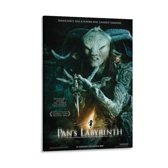 Pan's Labyrinth Movie Poster Room Aesthetic Poster Print Art Wall Painting Canvas Posters Gifts Modern Bedroom Decor 24x36inch(60x90cm)