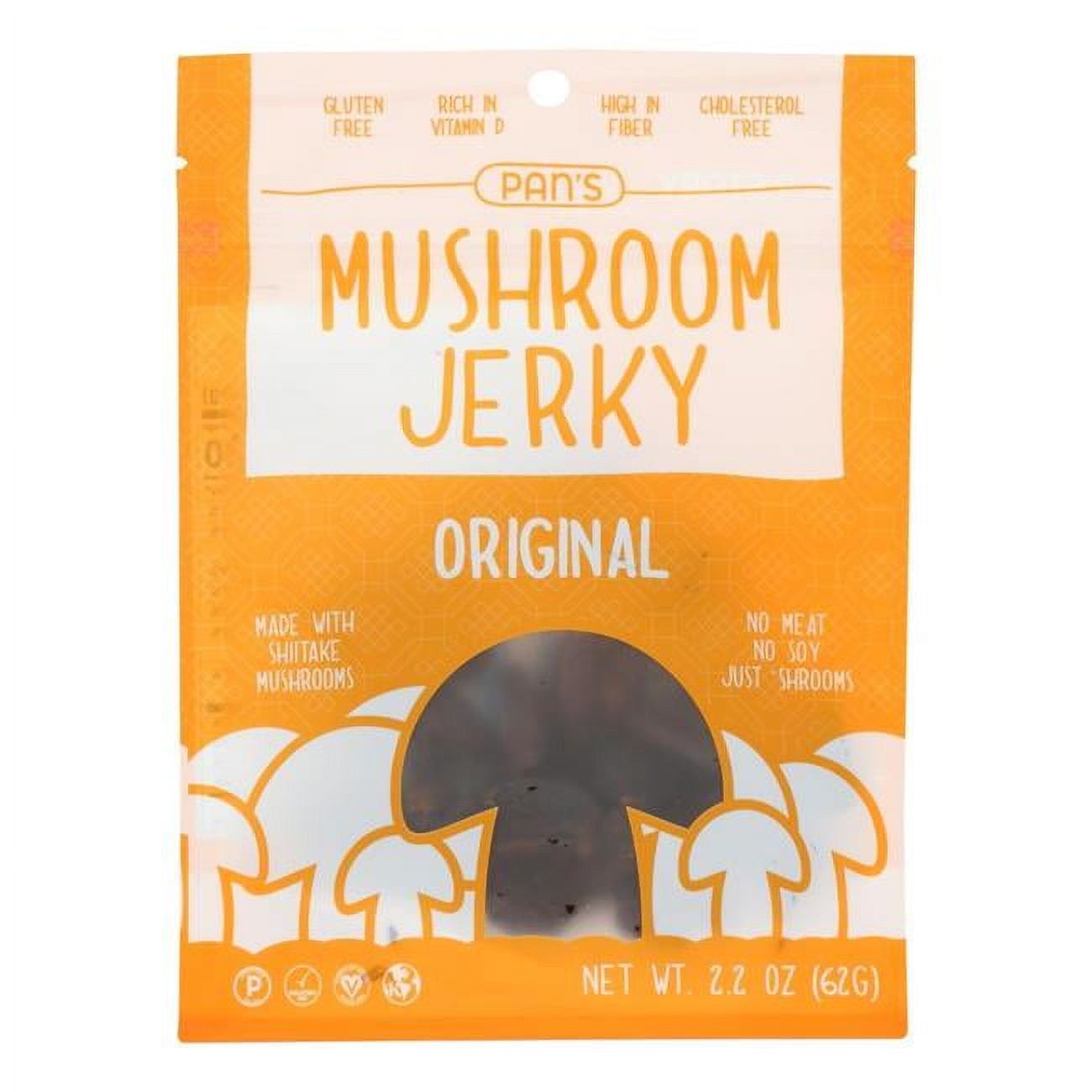 Pan's - Mushroom Jerky Original - 2.2 oz. - Walmart.com