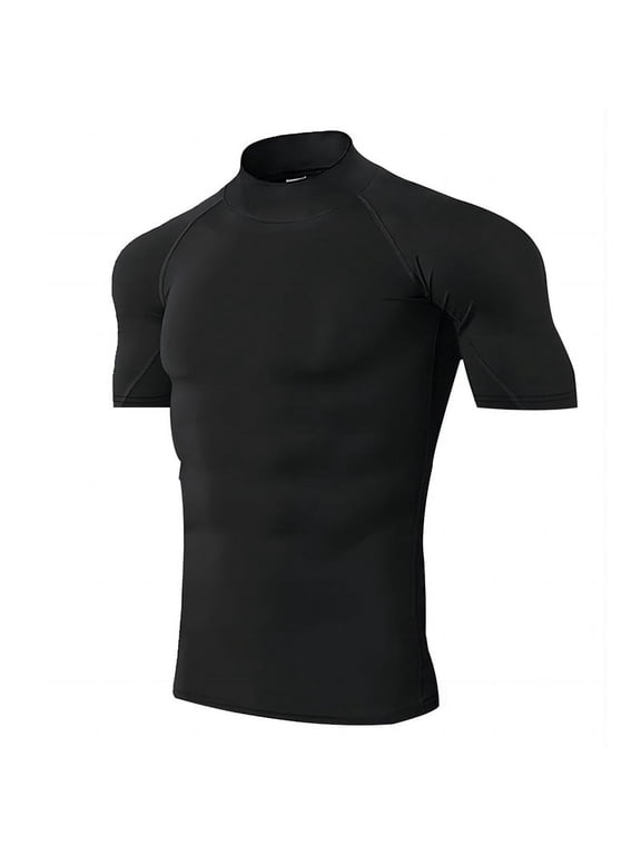 Compression T-Shirt Men Bodybuilding Sportswear Short Sleeve Quick Dry Workout Shirts Sport Tops Tee Gym Running T-shirt Men