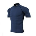 thumbnail image 1 of PanBiqintyy Compression T-Shirt Men Bodybuilding Sportswear Short Sleeve Quick Dry Workout Shirts Sport Tops Tee Gym Running T-shirt Men, 1 of 10