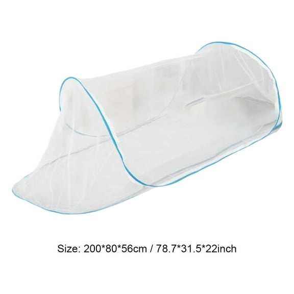 PanBiqintyy Pop-Up Mosquito Net with Zipper Summer Folding Bed Mosquito Net Tent Camping Anti-mosquito Netting for Outdoor Travel