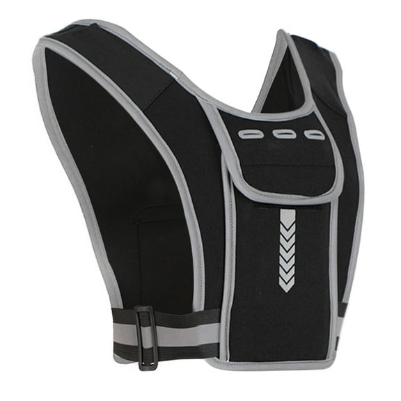 PanBiqintyy Reflective Running Backpack Running Vest Phone Holder Unisex Cycling Backpack Breathable for Outdoor Sports Fitness Vest