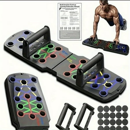 PanBiqintyy Solid Push Up Board Home Workout Equipment Multi-Functional Pushup Stands System Fitness Floor Chest Muscle Exercise Professiona