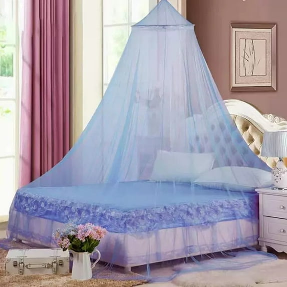 PanBiqintyy Summer Dome Hung Mosquito Net For 1.5M-1.8M Bed ,Canopy Encryption Dome Fly Insect Mesh Repellent Protection For Bed Decoration