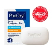 PanOxyl Acne Treatment Bar, Max Strength 10% Benzoyl Peroxide, 4 oz