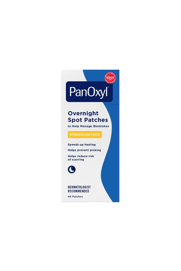 Overnight Spot Patches for Face, Pimple Patch, Clear, 40 Count