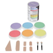 Colorfin PanPastel Pearlescent Artist Pastels Set, 9ml, Yellow, Green, Orange, Blue, Red and Violet Multi-Colored
