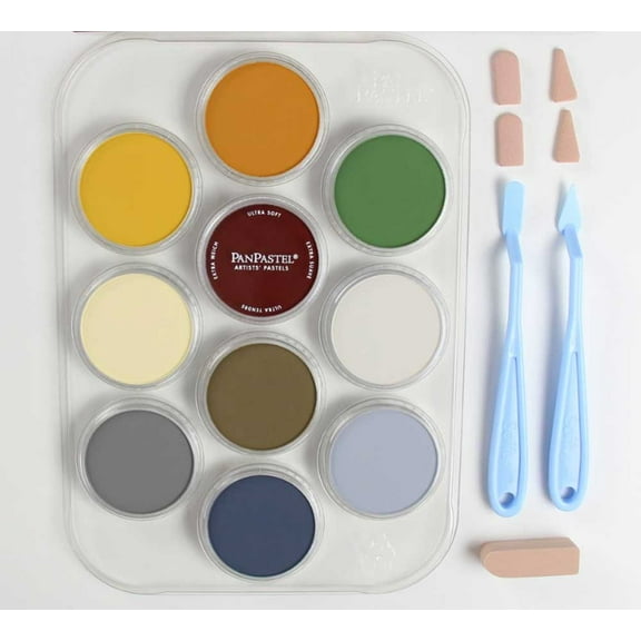 PanPastel Artists' Painting Pastels Set - Susan Tierneys Flower Coloring Kit No. 3, Set of 10