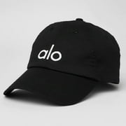 PanQlon Unisex Off Duty Hat Logo Embroidered Baseball Cap Black