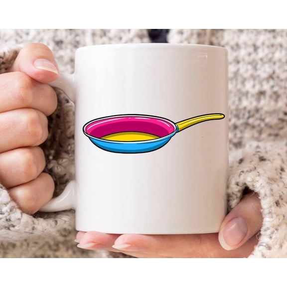 PanS1exual Pride Coffee Mug, Pan F11lag Gift, L1GBT Mug, Gay Pride Month Festival, L1GBTQIA, Subtle, Discreet Butterfly Celestial