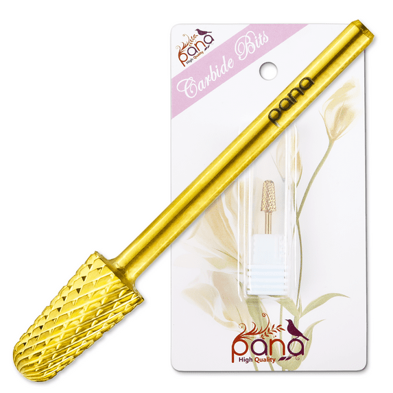 Pana 3/32" Gold Safety Nail Carbide Bit - Coarse Grit