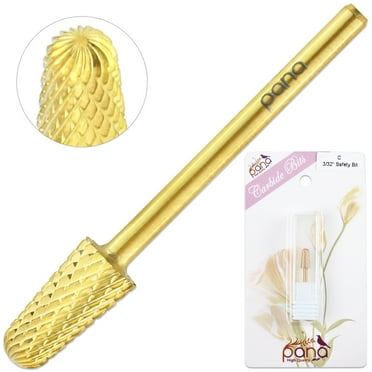 Pana 3/32" Gold Safety Nail Carbide Bit - Coarse Grit