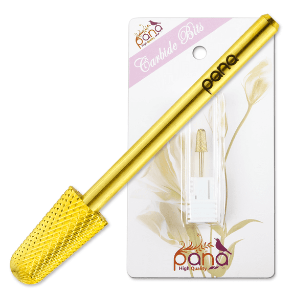 Pana 3/32" Gold Safety Nail Carbide Bit - Extra Fine Grit