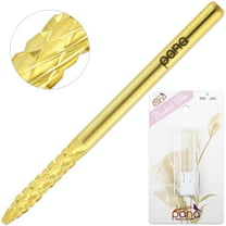 Pana 3/32" Gold Under Nail Cleaner Safety Nail Carbide Bit - Coarse Grit