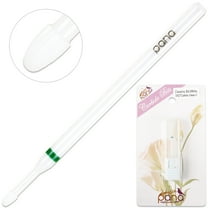 Pana 3/32" White Ceramic Cuticle Cleaner Nail Drill Bit - Coarse Grit