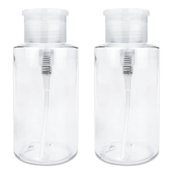 Pana High Quality 10 oz Liquid Pump Dispenser - Clear (2 Bottles)