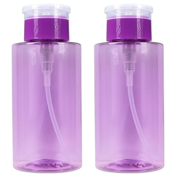 Pana High Quality 10 oz Liquid Pump Dispenser - Purple (2 Bottles)