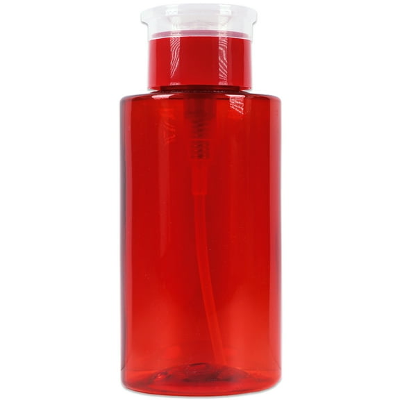 Pana High Quality 10 oz Liquid Pump Dispenser - Red (1 Bottle)