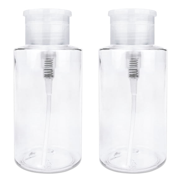 Pana High Quality 10oz Liquid Pump Dispenser - Clear (2 Bottle)