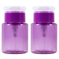 thumbnail image 1 of Pana High Quality 3oz Liquid Pump Dispenser - Purple (2 Bottles), 1 of 4