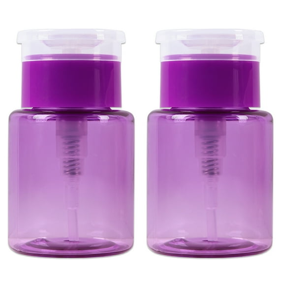 Pana High Quality 3oz Liquid Pump Dispenser - Purple (2 Bottles)