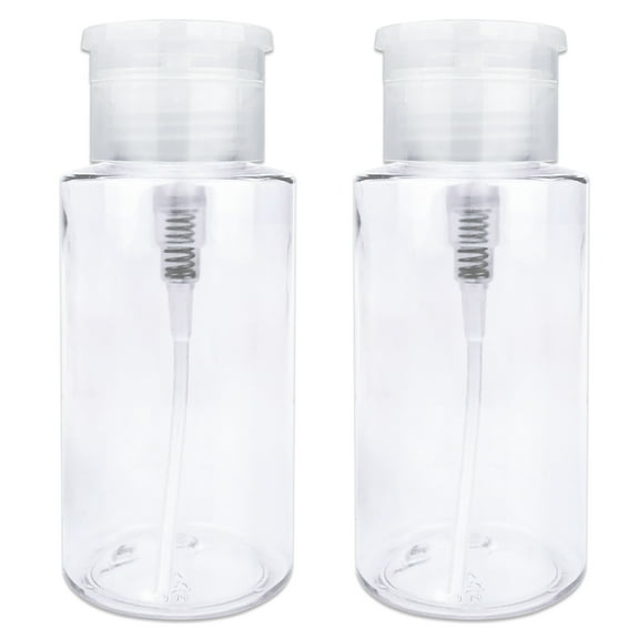 Pana High Quality 7oz Liquid Pump Dispenser - Clear (2 Bottle)