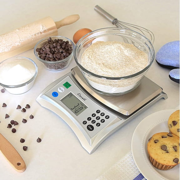 Pana V136 Large Volume Digital Kitchen Scale with LCD Display and Over 150 Ingredients