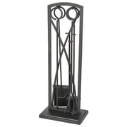 PANACEA PRODUCTS CORP Fireplace Tool Set, Gothic Black, 5-Pc. 15093