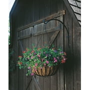 Panacea 16" Forged Black Iron Curved Plant Hook